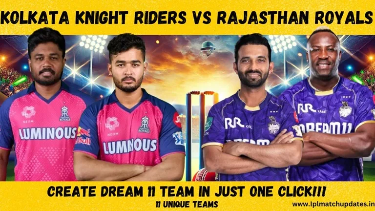 Rajasthan Royals vs Kolkata Knight Riders-High-Scoring Thriller Expected