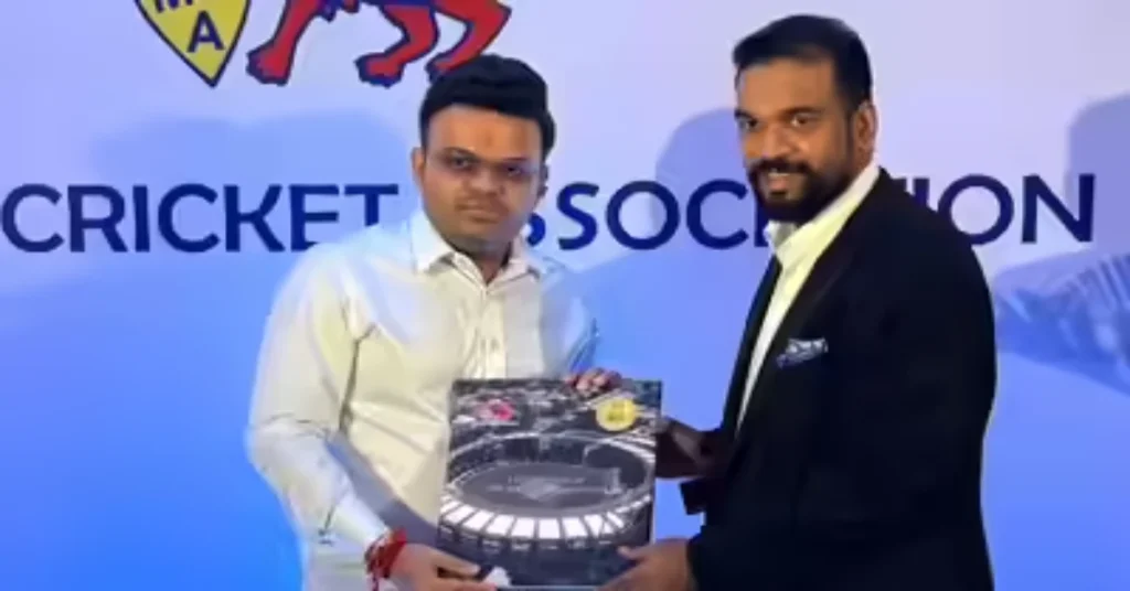 ICC Chairman Jay Shah Felicitated in Mumbai Ahead of BCCI AGM 2025